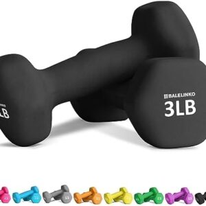 Balelinko Home Gym Equipment Workouts Strength Training Weight Loss Pilates Weights Yoga Sets Free Weights for Women, Men, Seniors and Youth