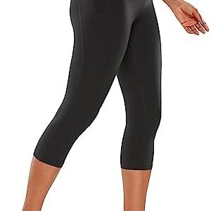 CRZ YOGA Womens Butterluxe Workout Capri Leggings 17'' / 19'' / 21'' - High Waist Crop Yoga Pants with Pockets Buttery Soft