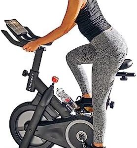 Echelon Smart Connect Fitness Bike, 30-Day Free Echelon Membership, Easy Storage, Small Spaces, Cushioned Seat, Solid, Stable Design, HIIT, Top Instructors, 32 Resistance Levels, Bluetooth