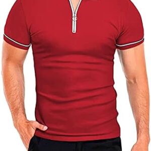 Golf Shirts for Men 2023 Casual Cotton Short Sleeve Polo Tshirt Summer Slim Fit Muscle Fitness Sport Shirts Work