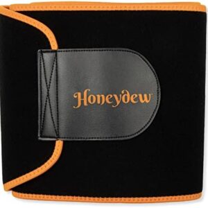 HONEYDEW Sweatband Waist Trainer for Women and Men - Body Toning Neoprene Sweat Shaper for Women for Maximum Belly Reduction