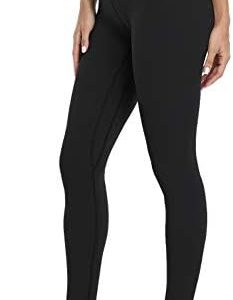 HeyNuts Essential Full Length Yoga Leggings, Women's High Waisted Workout Compression Pants 28''