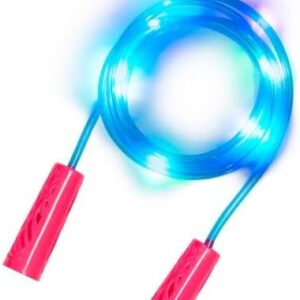 KESS Light Up Sunset Jump Rope For Kids, Fitness Equipment, 7ft long, Outdoor Fun Activity, Great Party Favors