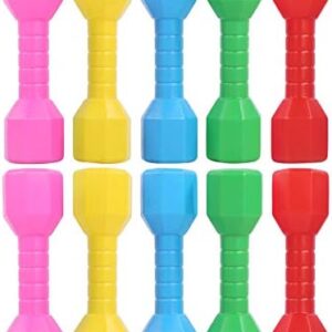 Kids Weight Toy Dumbbells,10Pcs Kids Workout Equipment, Fun Fitness and Exercise Equipment for Toddlers,Plastic Kid Fitness Equipment, kids workout equipment toddler weight set kids weight set ki