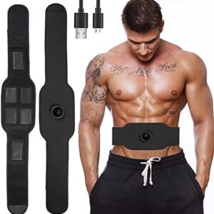 Kirlor Muscle Toner ABS Training Workout Belt Body Abdominal Toning Gear Waist Trimmer Ab Workouts Intelligent Portable Fitness Apparatus for Men Women Abdomen/Arm/Leg Home Office Exercise