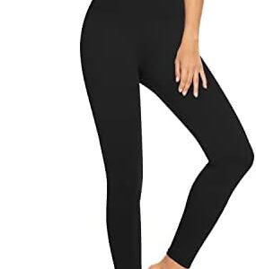 Leggings for Women Non See Through-Workout High Waisted Tummy Control Black Tights Yoga Pants