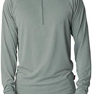 Litume Men's Dry Wick, Odor Control, Sun Protective Long Sleeve Tee for Running, Athletic, Fishing, Cycling, Activities