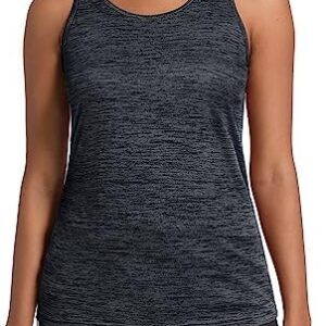 MAGCOMSEN Women's Workout Tank Tops Quick Dry Sleeveless Running Athletic Shirts Moisture Wicking Gym Yoga Tops