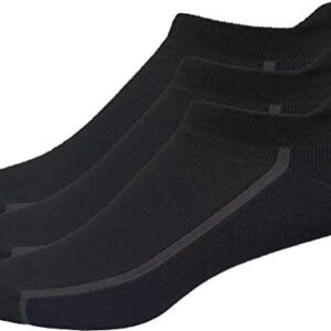 Mens 3-Pack No Show Tab Golf Socks