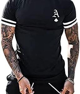 Men's sportswear T-shirt short sleeve shorts two piece casual Tracksuits sportswear