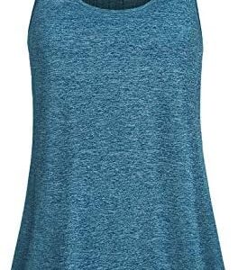 Miusey Womens Sleeveless Loose Fit Yoga Workout Racerback Tank Top