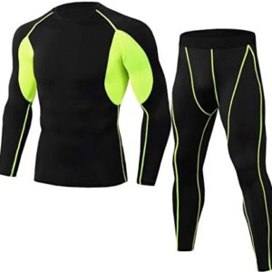 Modern Mens Clothes Men's Elastic Fitness Long Sleeve Fast Drying Tops Long Pants Sports Tight Suit Mens Ruffle Tux