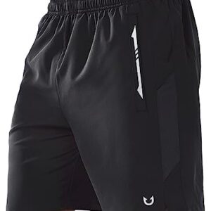 NORTHYARD Men's Running Athletic Shorts 5 inch Workout Gym Tennis 7'' Short Quick Dry Active Training with Zipper Pockets