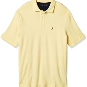 Nautica Men's Classic Fit Short Sleeve Solid Soft Cotton Polo Shirt