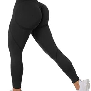 OMKAGI Scrunch Butt Workout Leggings for Women High Waisted Tummy Control Yoga Gym Pants