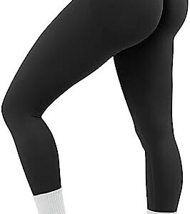 POWERASIA Scrunch Butt Lifting Workout Leggings for Women High Waist Seamless Gym Yoga Pants Booty Tight