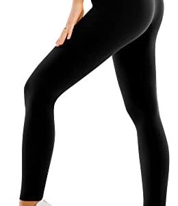 SINOPHANT High Waisted Leggings for Women - Full Length & Capri Buttery Soft Yoga Pants for Workout Athletic