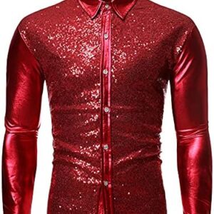 Shirt Solid Men's Fashion Long Printed Sleeve Long-Sleeved Stamped Blouse Men Shirts Long Sleeve Men's Dragon