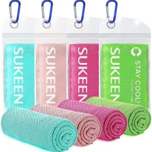 Sukeen Cooling Towel (40"x12") Bulk Ice Towel,Soft Breathable Chilly Towel,Microfiber Towel for Yoga,Sport,Running,Gym,Workout,Camping,Fitness & More Activities