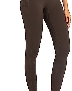 Sunzel No Front Seam Workout Leggings for Women with Pockets, High Waisted Compression Yoga Pants with Tummy Control