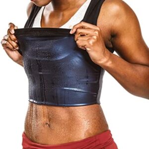 Sweat Shaper Women's Premium Workout Tank Top Slimming Polymer Sauna Vest