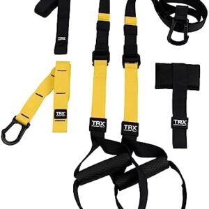 TRX PRO3 Suspension Trainer System, Design & Durability for Cross-Training, Weight Training, HIIT Training & Cardio, Includes 3 Anchor Solutions for Indoor & Outdoor Home Gyms