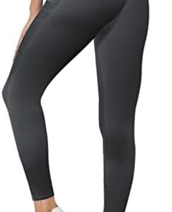 Tangerine Workout Pants High-Waist Pocket Solid Casual Yoga Hip-Lifting Pants Running Leggings Tights Women's Fitness