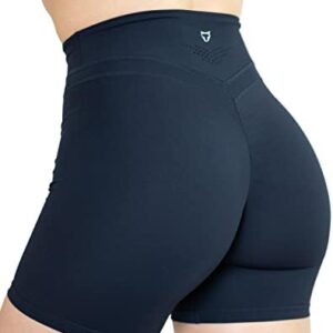 TomTiger Yoga Shorts for Women Tummy Control High Waist Biker Shorts Exercise Workout Butt Lifting Tights Women's Short Pants