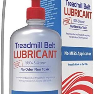 Treadmill Belt Lubricant | 100% Silicone | USA Made | No Odor & No Propellants | Applicator Tube for Full Belt Width Lubrication at a Controlled Flow-So Easy