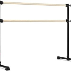 VITA Barre Portable Freestanding Double Ballet Barre, Prodigy | Adjustable Height, USA Made, Home or Gym Exercise Equipment for Kids & Adults | Dance, Fitness, Pilates