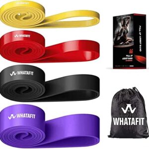 Whatafit Resistance Bands Exercise Bands, Pull Up Assistance Bands，Workout Bands Stretch Bands - Resistance Bands for Working Out, Chin Ups, Powerlifting, Home Workouts