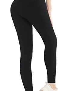 XGXL Soft Stretchy Leggings for Women - High Waisted Tummy Control Tights Yoga Pants for Workout Running Compression Legging