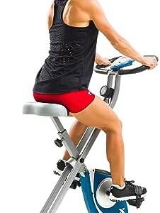 XTERRA Fitness Folding Exercise Bike, 225 LB Weight Capacity