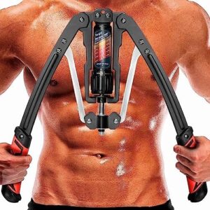 Yes4All U Shape Twister Arm Exerciser - Adjustable 22-440lbs Hydraulic Power, Home Chest Expander, Shoulder Muscle Training Fitness Equipment, Arm Enhanced Exercise Strengthener