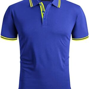 ZITY Mens Polo Shirt Short Sleeve Sports Golf Tennis T-Shirt