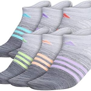 adidas Women's Superlite No Show Socks (6-Pair)