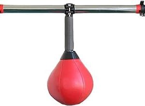 Double End Bag Boxing Ball,Double End Punching Ba Hanging Punching Speed Bag with Adjustable Horizontal Bar, Doorway Boxing Reflex Ball for Man Woman Teenager Child, Exercise & Fitness Equipment