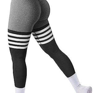 A AGROSTE Seamless Workout Leggings for Women Scrunch Butt Lifting Leggings Booty High Waisted Yoga Pants Gym Leggings