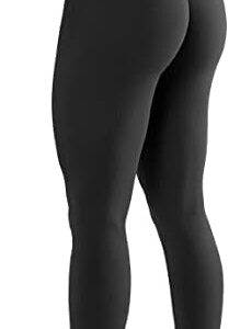 A AGROSTE Workout Leggings for Women Seamless Scrunch Butt Lifting Leggings Booty High Waisted Yoga Pants Comfort Tights