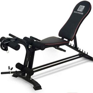 Adjustable Weight Bench,Adjustable Multi-Function Fitness Bench with Leg Extension and Leg Curl, Sit Up AB Workout Bench, Dumbbell Bench Home Gym Equipment for Men Women