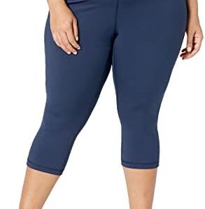 Amazon Essentials Women's Active Sculpt High Rise Capri Legging (Available in Plus Size)