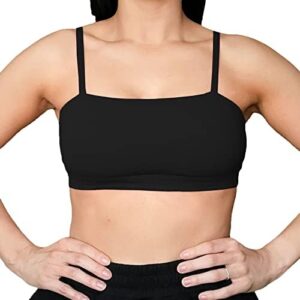 Aoxjox Women's Workout Bandeau Sports Bras Training Fitness Running Yoga Crop Tank Top