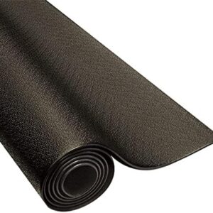 Body-Solid Long Vinyl Heavy Duty Exercise Equipment Mat (RF36T) for Use on Carpet, Hardwood Floors, Concrete & More - Perfect for Treadmills, Bikes & Other Home Gym Equipments, 36x78 in