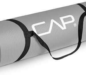 CAP Barbell High Density Exercise Mat with strap | Multiple options