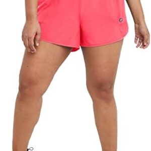 Champion Women's Sport Shorts, Moisture Wicking, Athletic Shorts for Women, 4" (Plus Size)