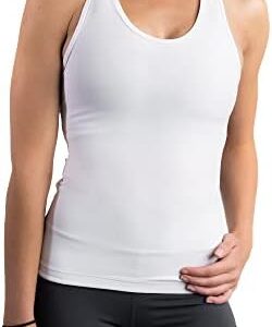 CompressionZ Women's Compression Tank Top Shapewear Racerback Sleeveless Gym Shirt