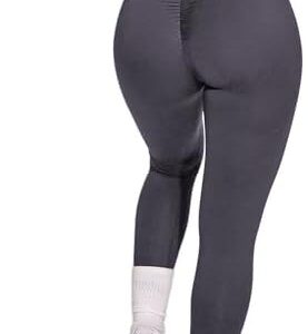 Danysu V Back Scrunch Butt Leggings for Women Soft High Waisted Booty Tights Workout Gym Yoga Pants