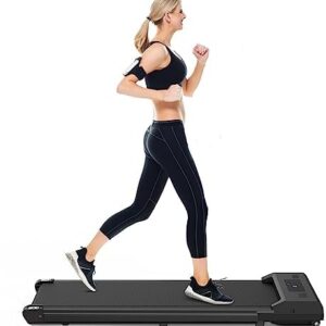 Dskeuzeew Treadmill, Under Desk Treadmill for Home Gym (black005)