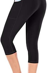 Ewedoos Women's Yoga Pants with Pockets - Leggings with Pockets, High Waist Tummy Control Non See-Through Workout Pants