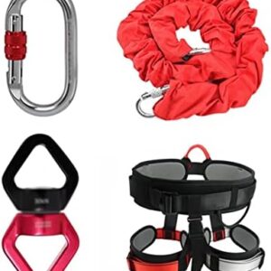 FEER Bungee Dance Flying Suspension Rope Aerial Anti- Yoga Cord Resistance Band Set Workout Fitness Home Gym Equipment